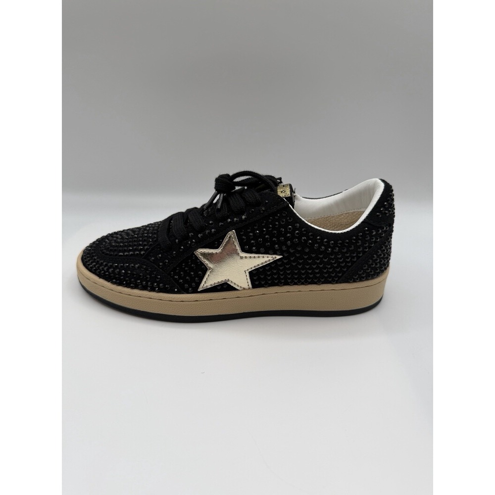 Vintage Havana Bravo VHK Sneaker, Women's 5,Black Rhinestones,Zipper & Laces,NIB